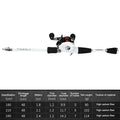 GEjnmdty Carbon Fishing Rod Lightweight Spinning Telescopic Rock Fish Pole Pesca (2.4m)