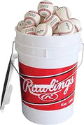 Official League Competition Grade Baseballs | ROLB1X | Game/Practice Use | Youth/14U | Bucket | 24 Count