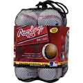 Rawlings 8U Official League OLB3 Practice Youth Baseballs in Mesh Bag, 12 Pieces