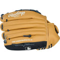 Rawlings Playmaker Series Youth Baseball Glove, Camel/Navy, 11.5 inch, Right Hand Throw