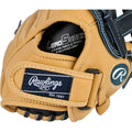 Rawlings Playmaker Series Youth Baseball Glove, Camel/Navy, 11.5 inch, Right Hand Throw