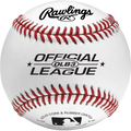 Rawlings 8U Official League OLB3 Practice Youth Baseballs in Mesh Bag, 12 Pieces